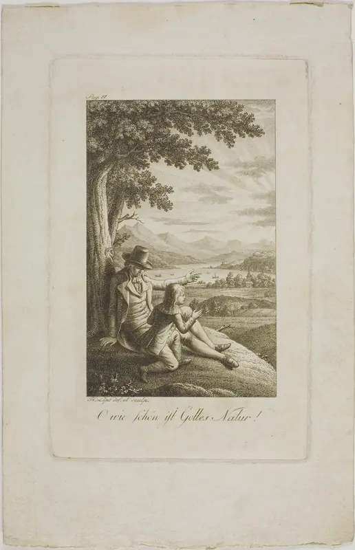 Oh How Beautiful is God's Nature Wall Art by Johann Heinrich Lips - High-Resolution Digital Print