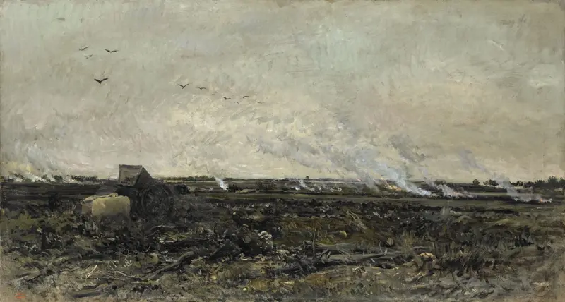 Oktober Wall Art by Charles-François Daubigny - High-Resolution Digital Print