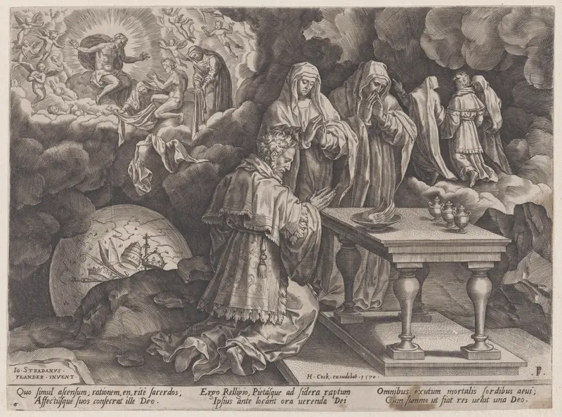 Old Age and Death, from "The Course of Human Life" Wall Art by Pieter Jalhea Furnius - High-Resolution Digital Print