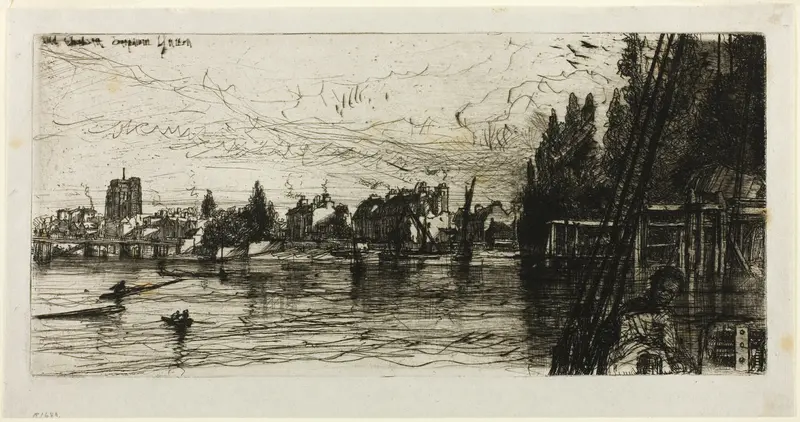 Old Chelsea Church Wall Art by Francis Seymour Haden - High-Resolution Digital Print