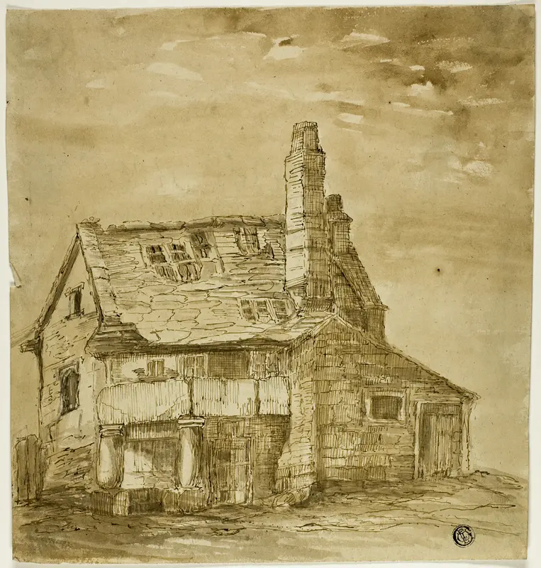 Old Farmhouse Wall Art by Unknown artist - High-Resolution Digital Print