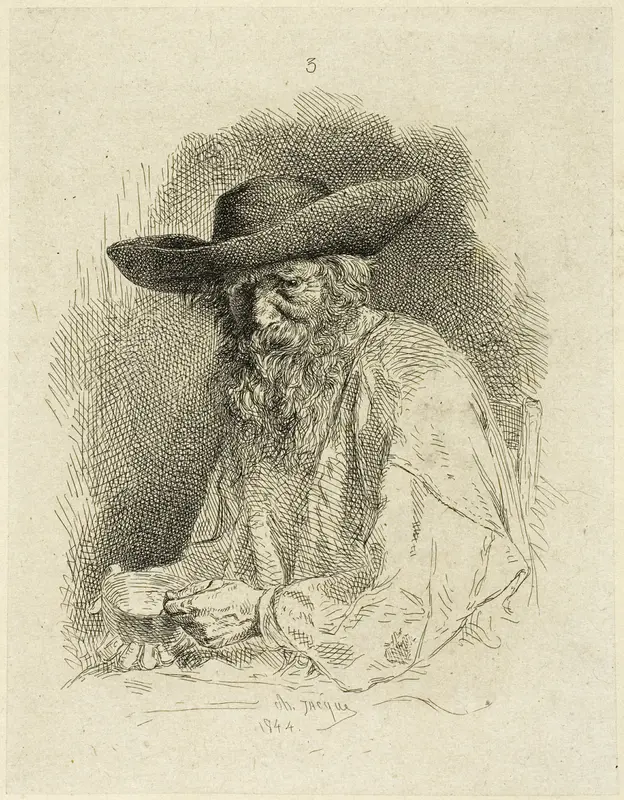 Old Man with Mess Tin