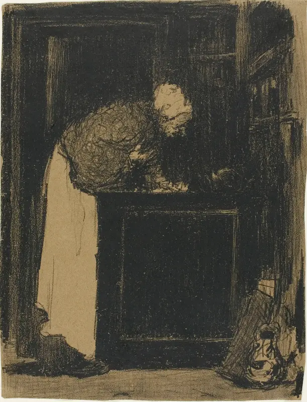 Old Woman at a Stove