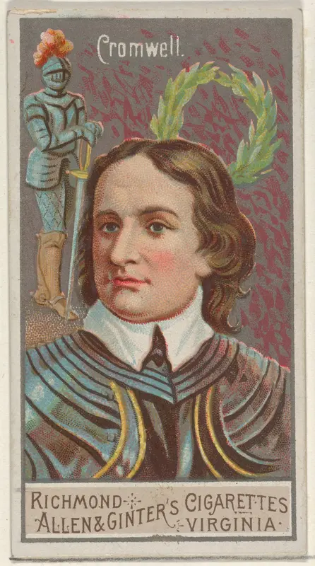 Oliver Cromwell, from the Great Generals series (N15) for Allen & Ginter Cigarettes Brands Wall Art by Allen & Ginter - High-Resolution Digital Print