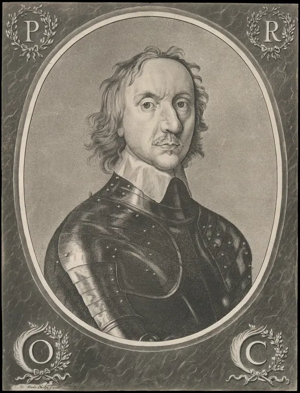 Oliver Cromwell Wall Art by Jan van de Velde IV - High-Resolution Digital Print
