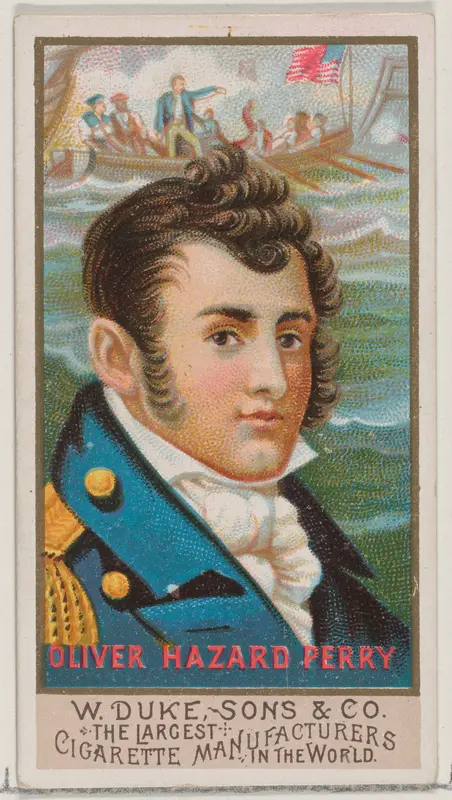 Oliver Hazard Perry, from the series Great Americans (N76) for Duke brand cigarettes Wall Art by W. Duke, Sons & Co. - High-Resolution Digital Print