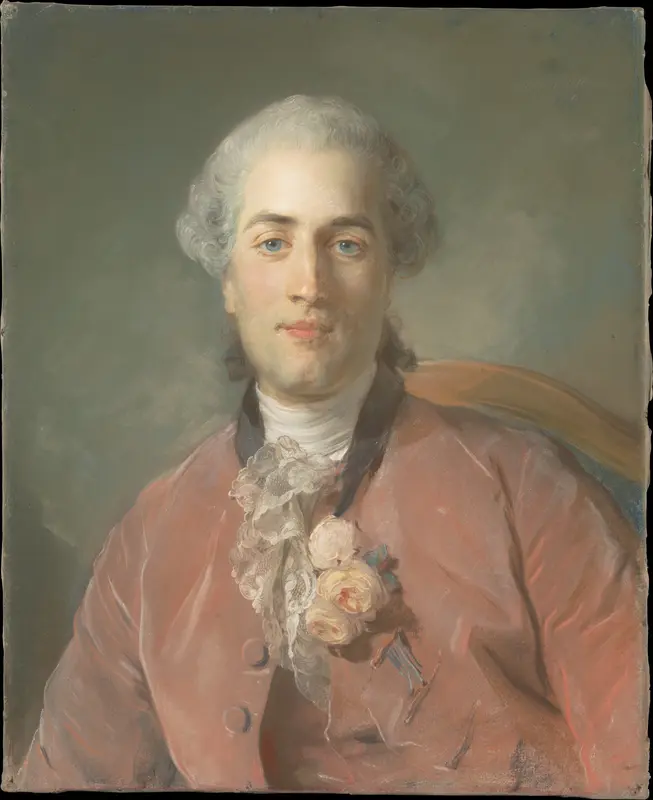 Olivier Journu (1724–1783) Wall Art by Jean-Baptiste Perronneau - High-Resolution Digital Print