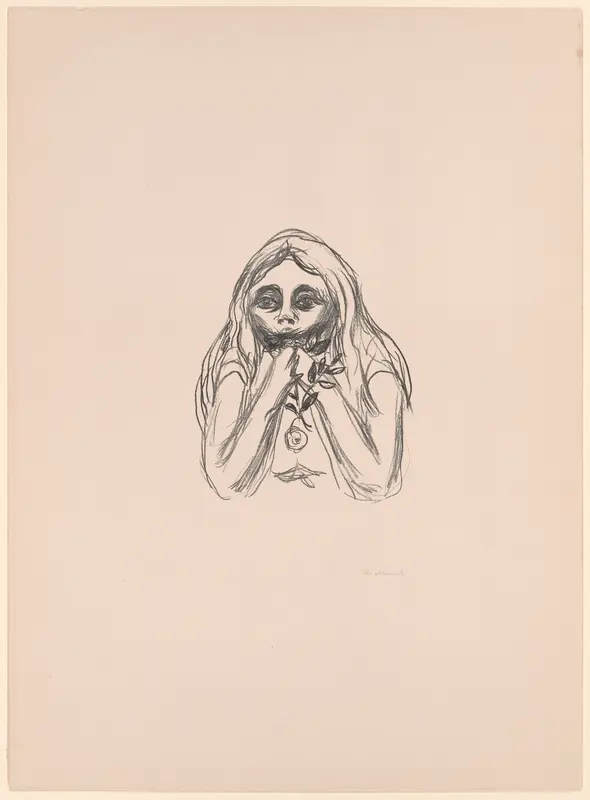 Omega's Eyes Wall Art by Edvard Munch - High-Resolution Digital Print