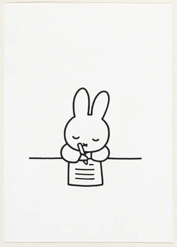 Omslag (schets) Wall Art by Dick Bruna - High-Resolution Digital Print