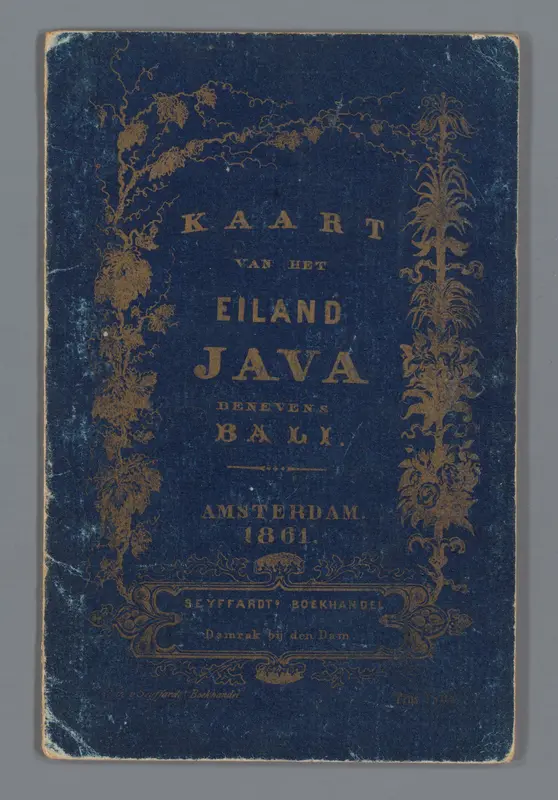Omslag van een kaart van Java en Bali Wall Art by anonymous - High-Resolution Digital Print