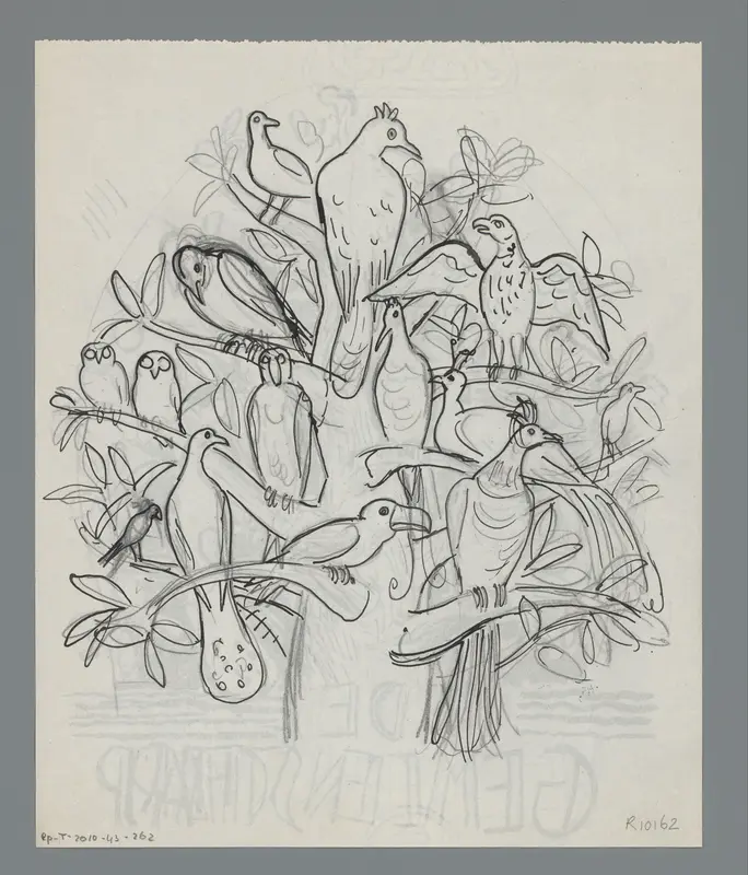 Omslagontwerp voor: De Gemeenschap, 1935 Wall Art by Leo Gestel - High-Resolution Digital Print