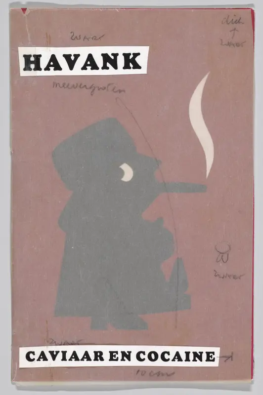 Omslagontwerpen voor Zwarte Beertjes-pockets Wall Art by Dick Bruna - High-Resolution Digital Print