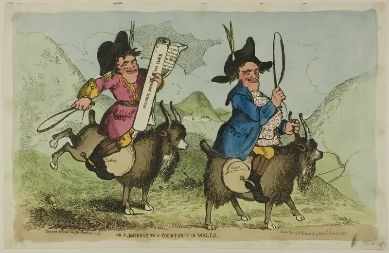 On a Journey to a Courtship in Wales