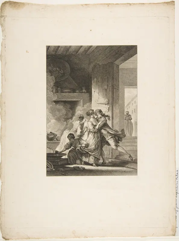 On ne s'avise jamais du tout, from "Contes et nouvelles en vers par Jean de La Fontaine.  A Paris, de l'imprimerie de  P. Didot, l'an III de la République, 1795"