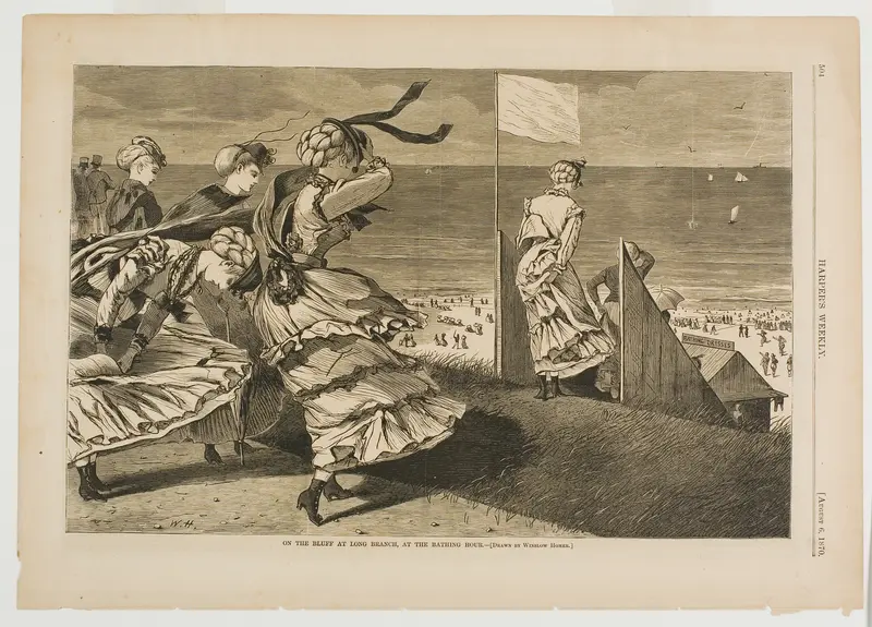 On the Bluff at Long Branch, at the Bathing Hour
