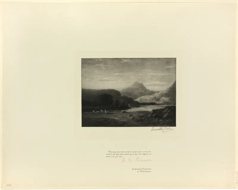 On the River Wye, from Old English Masters