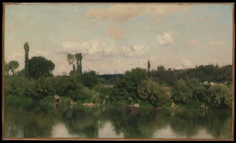 On the Seine Wall Art by Martín Rico y Ortega - High-Resolution Digital Print