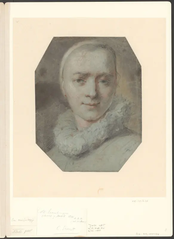 Onbekende toneelspeler als Pierrot Wall Art by Cornelis Troost - High-Resolution Digital Print