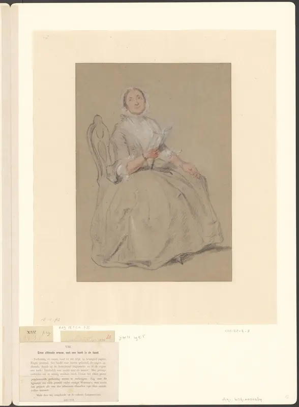 Onbekende zittende dame Wall Art by Cornelis Troost - High-Resolution Digital Print