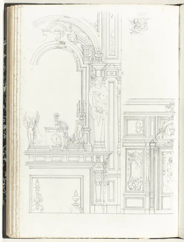 Onderboezem, muur en klein ornament Wall Art by anonymous - High-Resolution Digital Print
