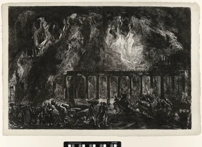 Ondergang van Pompeï Wall Art by Unknown - High-Resolution Digital Print
