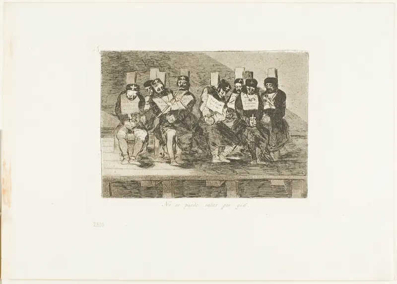 One Can't Tell Why, plate 35 from The Disasters of War