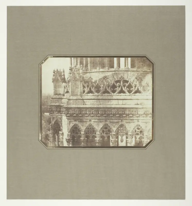 "One of the Towers of Orleans Cathedral, as Seen from the Opposite Tower" Wall Art by William Henry Fox Talbot - High-Resolution Digital Print