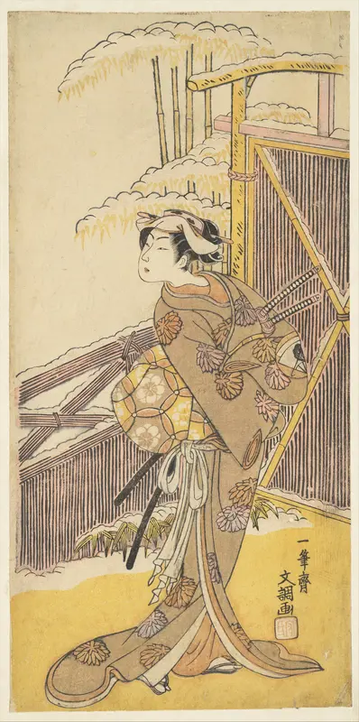 Onoe Kikugorō as Tonase, from Kanadehon Chūshingura (Kanadehon Chūshingura, Shosei Onoe Kikugorō no Tonase)