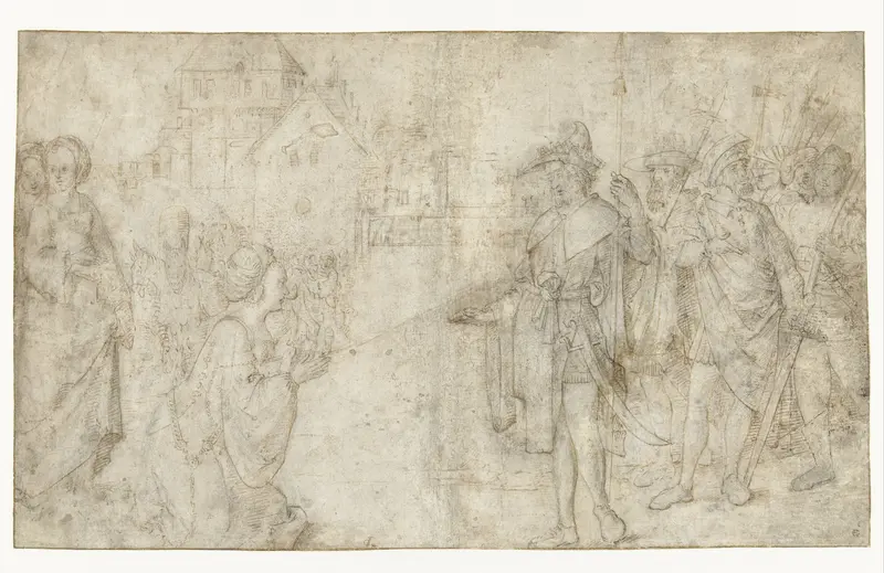 Ontmoeting van David en Abigaïl Wall Art by anonymous - High-Resolution Digital Print