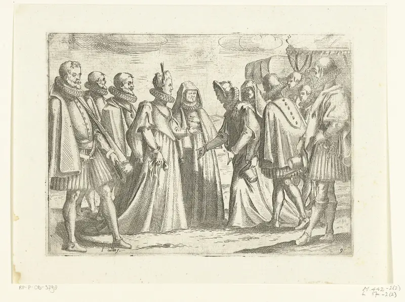 Ontvangst van Margaretha van Oostenrijk in Mantua Wall Art by Unknown - High-Resolution Digital Print