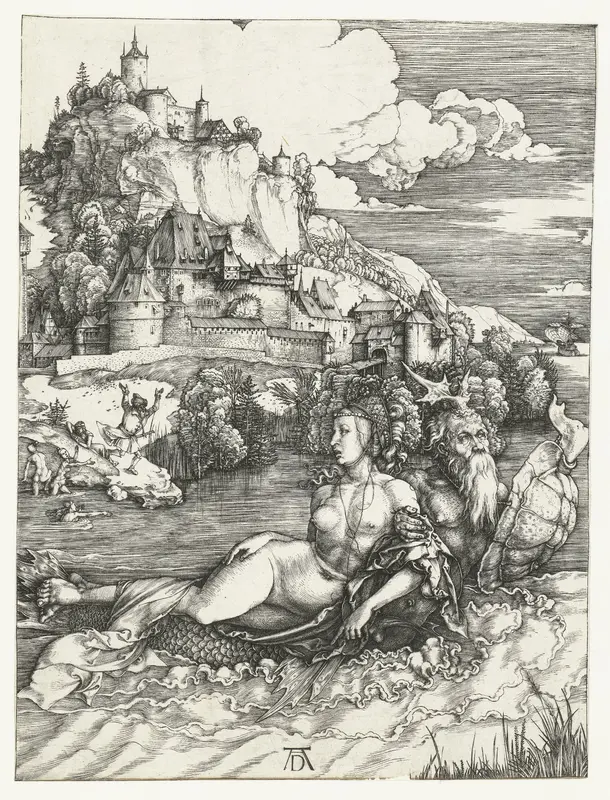 Ontvoering door het zeemonster Wall Art by Unknown - High-Resolution Digital Print