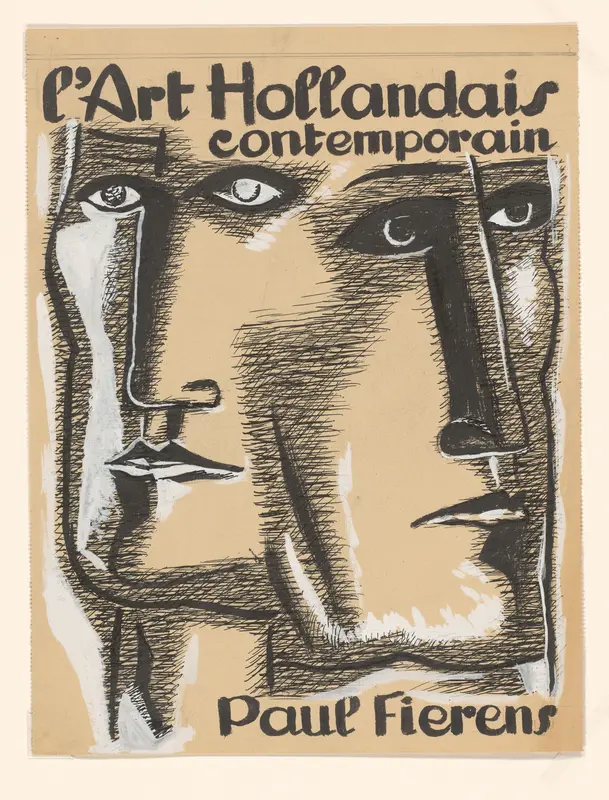 Ontwerp boekomslag "l'Art Hollandais contemporain" Wall Art by Leo Gestel - High-Resolution Digital Print