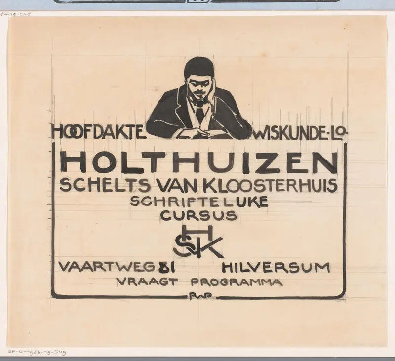 Ontwerp voor een advertentie van Cursus Holthuizen Wall Art by Unknown - High-Resolution Digital Print