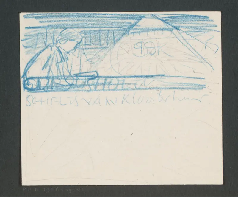 Ontwerp voor een advertentie voor Cursus Holthuizen Wall Art by Reinier Willem Petrus de Vries (1874-1953) - High-Resolution Digital Print