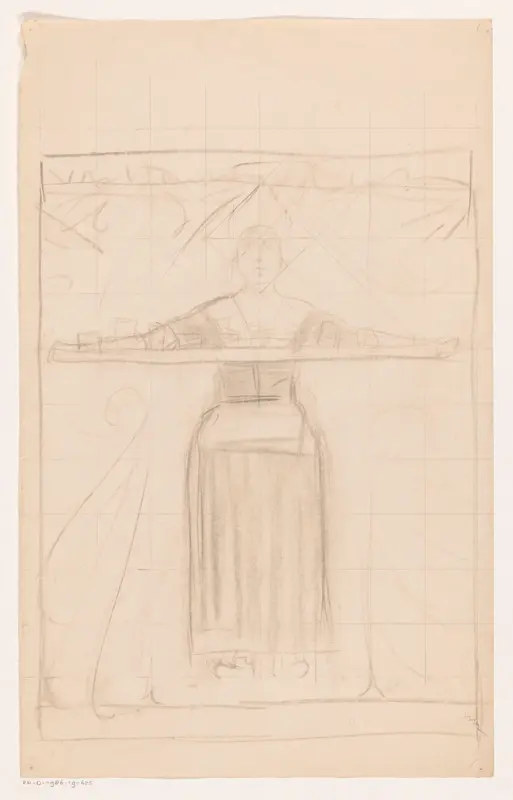 Ontwerp voor een advertentie voor Van Houten's Chocolade Wall Art by Reinier Willem Petrus de Vries (1874-1953) - High-Resolution Digital Print
