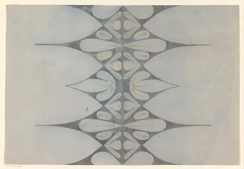 Ontwerp voor een band of omslag Wall Art by Reinier Willem Petrus de Vries (1874-1953) - High-Resolution Digital Print