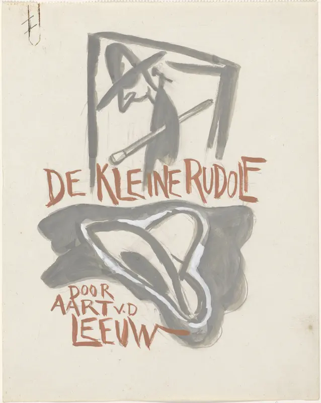 Ontwerp voor een boekband voor: Aart van der Leeuw, De kleine Rudolf, 1930 Wall Art by Leo Gestel - High-Resolution Digital Print