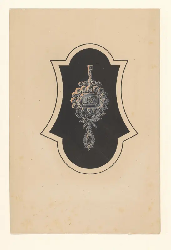 Ontwerp voor een hanger Wall Art by J.H. Hellweg - High-Resolution Digital Print
