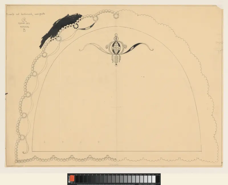 Ontwerp voor een kussen met borduurwerk Wall Art by Georg Rueter - High-Resolution Digital Print