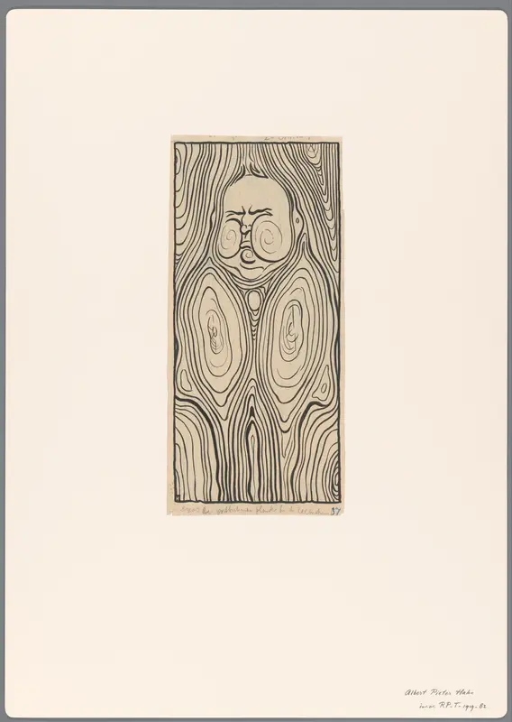Ontwerp voor een politieke spotprent met een karikatuur van Abraham Kuyper: De ontbrekende plank Wall Art by Unknown - High-Resolution Digital Print