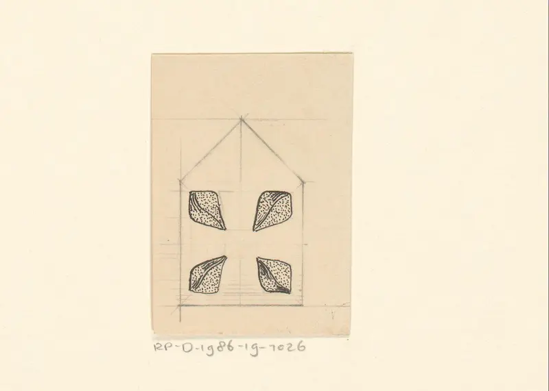 Ontwerp voor een sluitvignet met het wapen van Hilversum Wall Art by Reinier Willem Petrus de Vries (1874-1953) - High-Resolution Digital Print