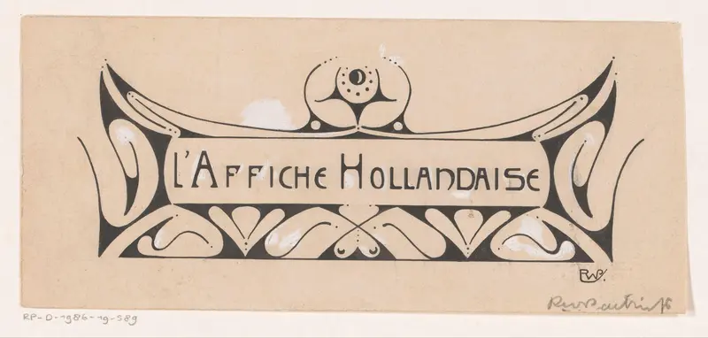 Ontwerp voor een titelhoofd Wall Art by Unknown - High-Resolution Digital Print