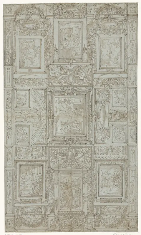 Ontwerp voor plafond Wall Art by Unknown - High-Resolution Digital Print