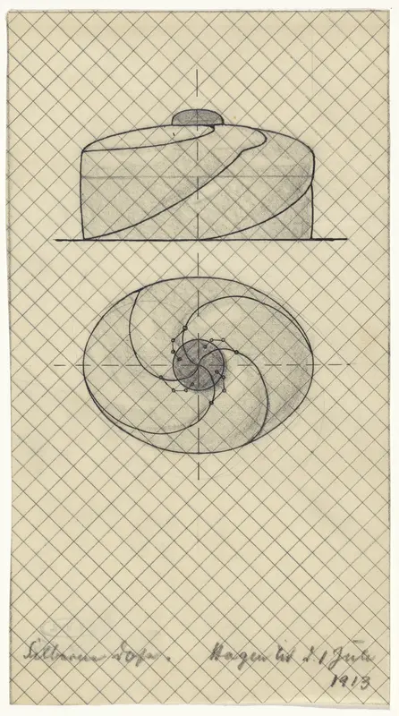 Ontwerpen voor een zilveren doosje Wall Art by Mathieu Lauweriks - High-Resolution Digital Print