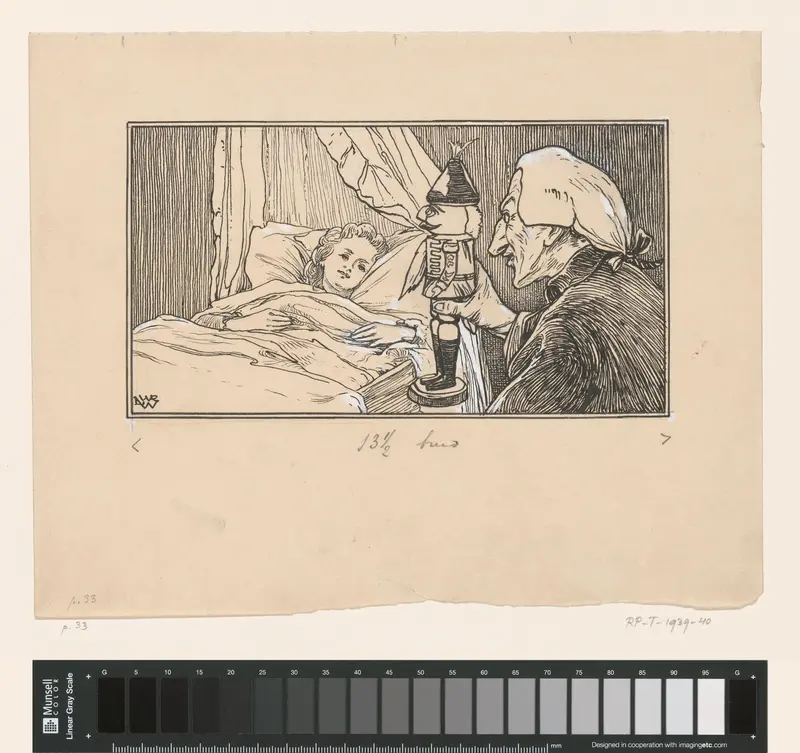 Oom Drosselmeier aan het ziekbed van Marie Wall Art by Unknown - High-Resolution Digital Print