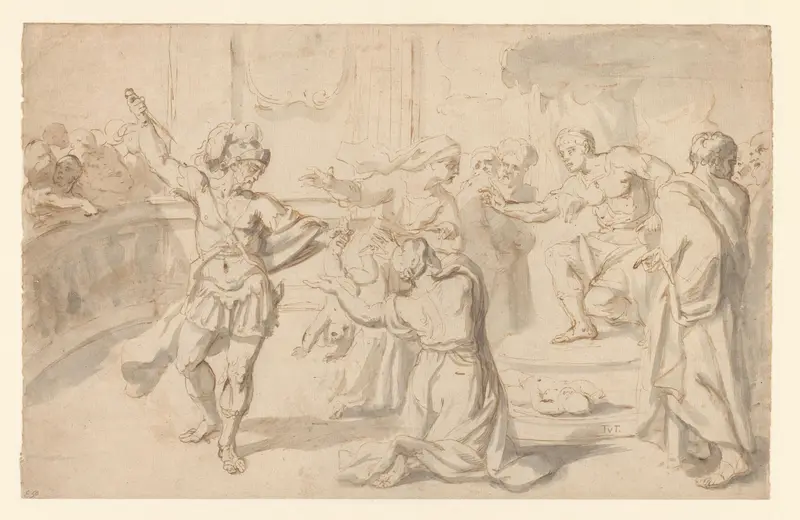 Oordeel van Salomo Wall Art by Unknown - High-Resolution Digital Print