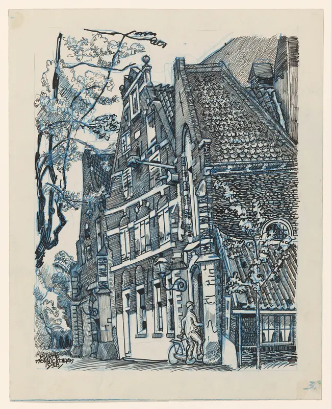 Oostelijke portaal van de St. Nicolaaskerk te Monnickendam Wall Art by Martin Monnickendam - High-Resolution Digital Print