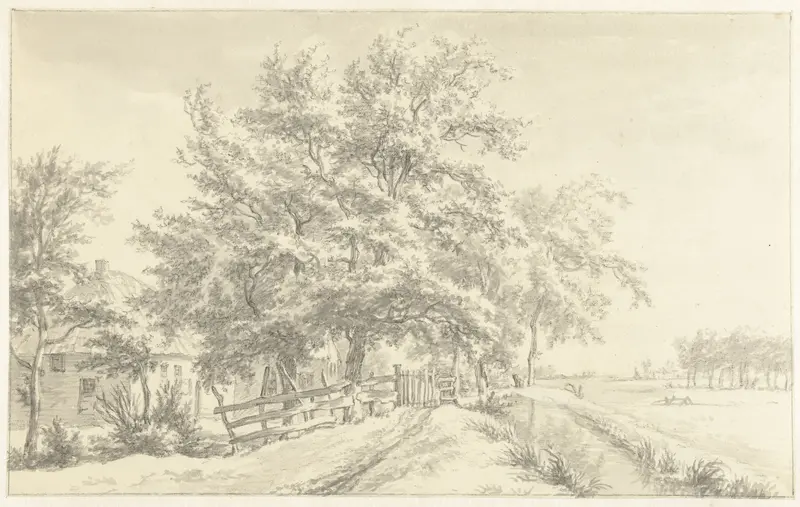 Op het Hoogeveen in Drenthe Wall Art by Egbert van Drielst - High-Resolution Digital Print