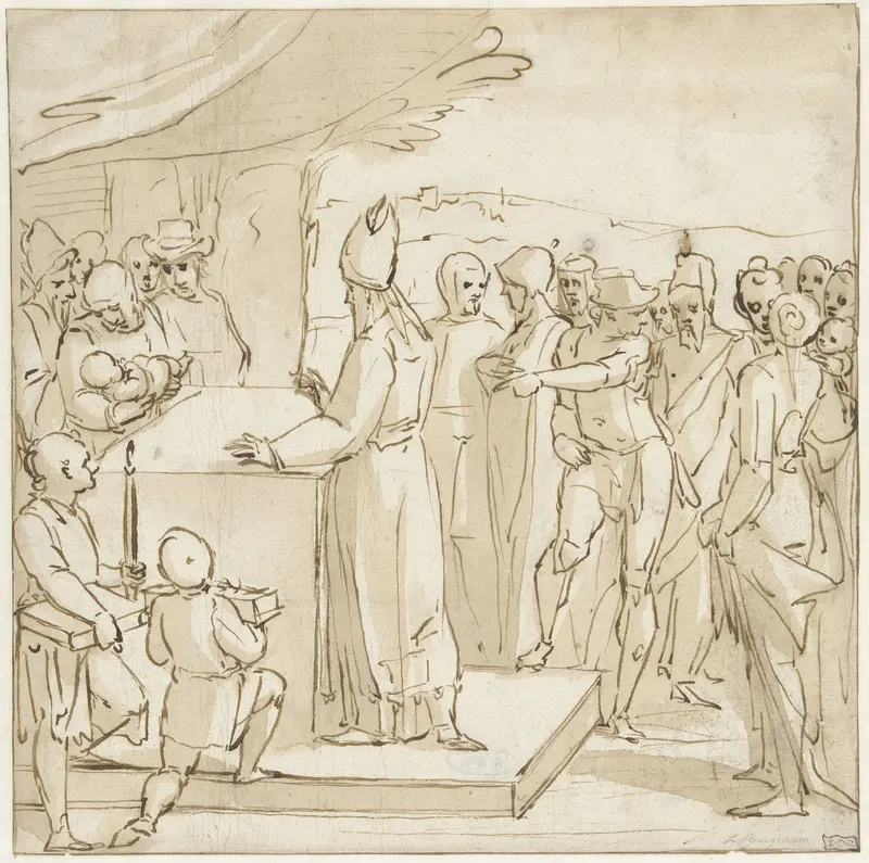Opdracht in de tempel Wall Art by anonymous - High-Resolution Digital Print