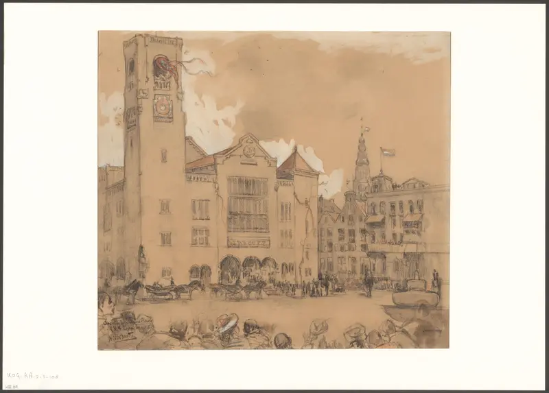 Opening van de Beurs van Berlage Wall Art by Unknown - High-Resolution Digital Print